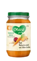 Olvarit Rode bietstamppot met kikkererwten 6m+