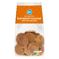 AH Stroopwafel mini karamel zeezout