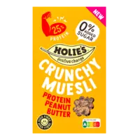 Holie's Crunchy muesli protein peanut butter