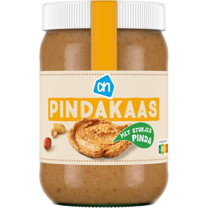 AH Pindakaas met stukjes pinda